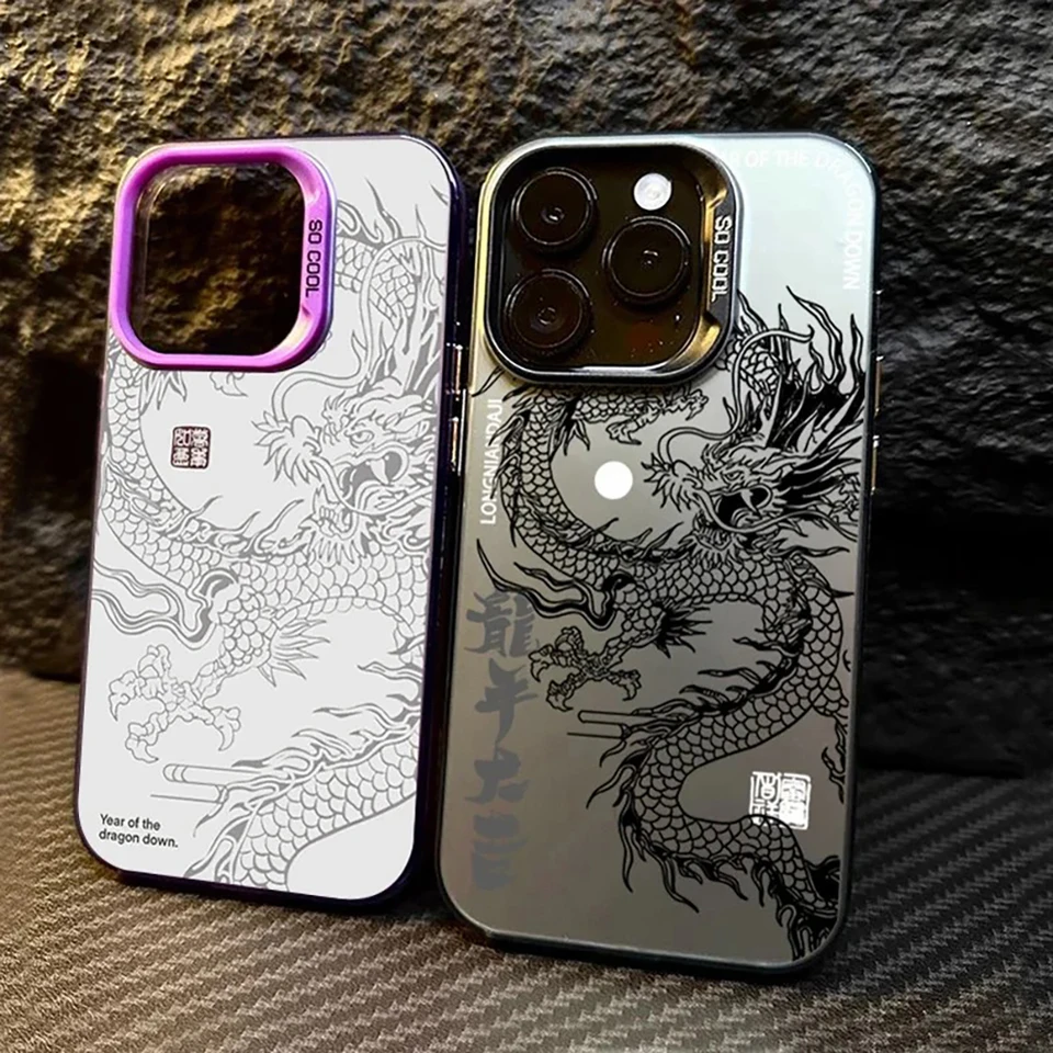 Cool Chinese Dragon Telefón puzdro pre Xiaomi Mi 13T 12T 11 Lite POCO X5 X3 NFC F4 F3 GT M3 PRO 4G 5G MATTE STRIEBA