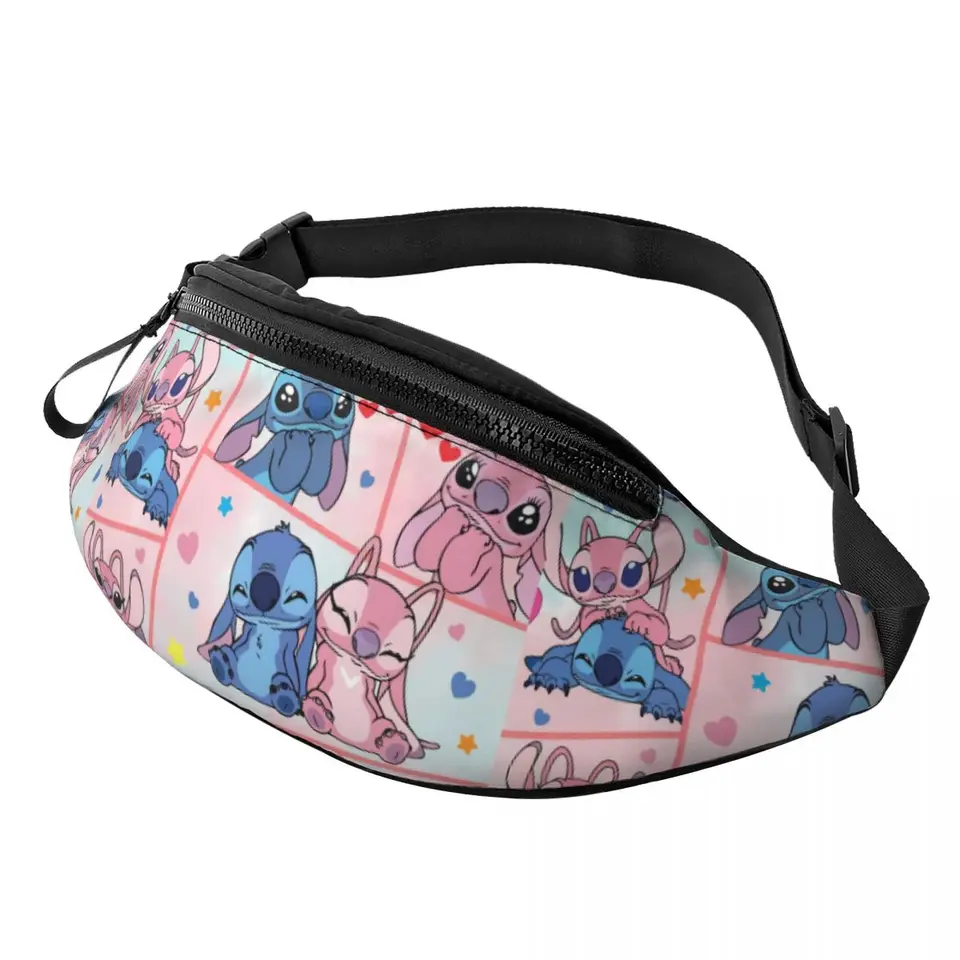 Cool Cool Stitch Srdce Collage Fanny Pack pre cestovanie turistický
