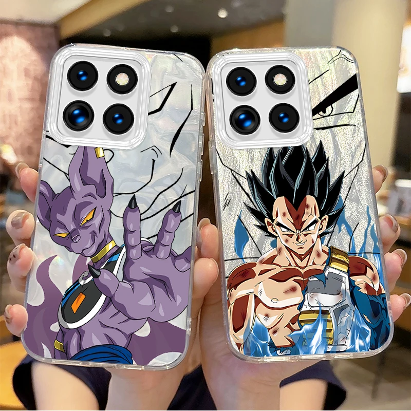 Cool D-Dragon Galls Anime Gradient Puzdro pre Xiaomi POCO x6 x3 F6 m6 M4 Pro C61 13T 14T 11 LITE Hard Shock odolný voči matným krytom