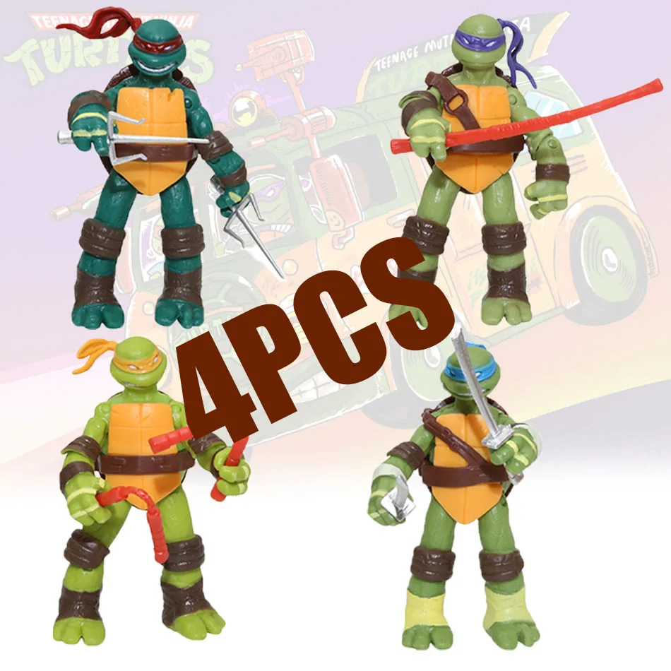Cool dospievajúci mutant ninja korytnačky mutant ninja korytnačky anime tmnt akcia anime figurín leonardo hnuteľné detské hračky
