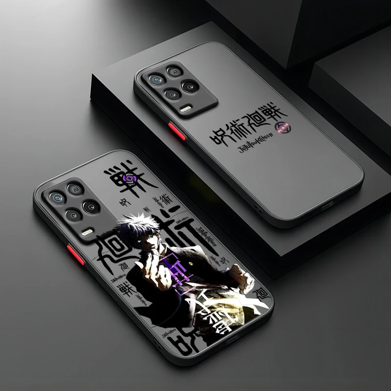 Cool J-uJutsu K-Aisen pre Oppo Realme 11 20 9 9i 8i 8 7i 6s 6i 6 5i 5 Pro Plus Global TPU Frosted Triplocent Pase Puzdia