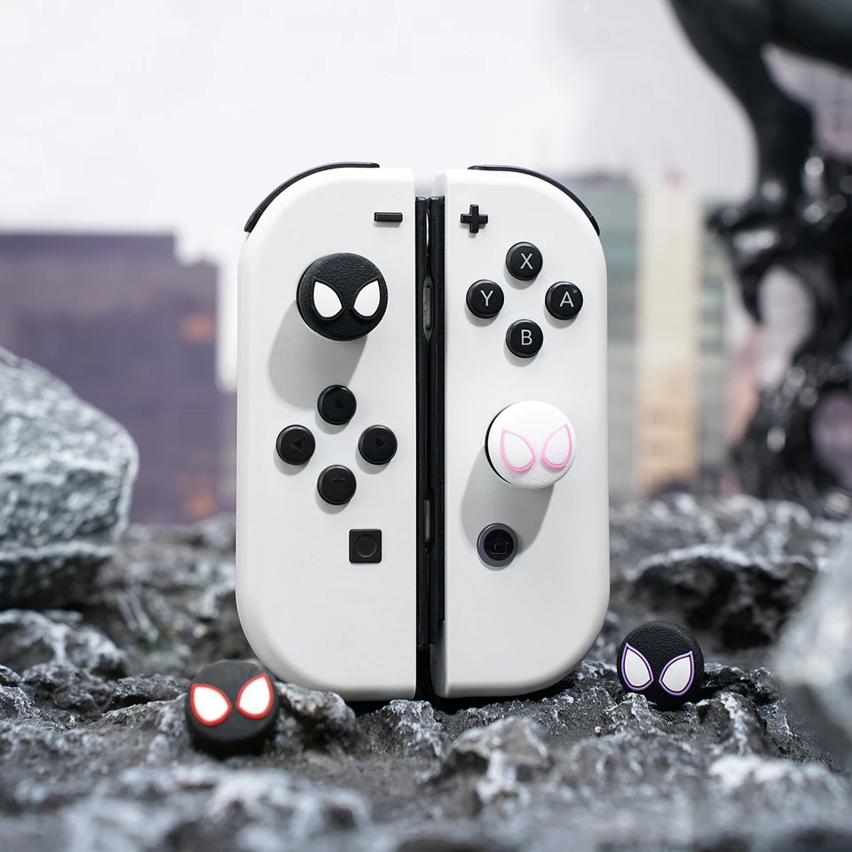 Cool Mask Silikónová mäkká palcová palica Grip Cap Joystick Cover pre Nintendo Switch Oled/Lite Ns Joy-Con