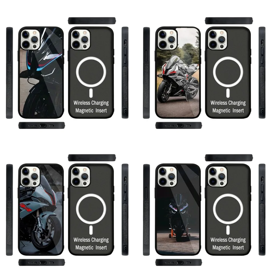 Cool Sports Car S1000RR Pase Telefón Strong Magnetic pre iPhone 16,15,14,13, Pro, max, plus, 11,12, Mini pre Magsafe Wireless Nabíjanie