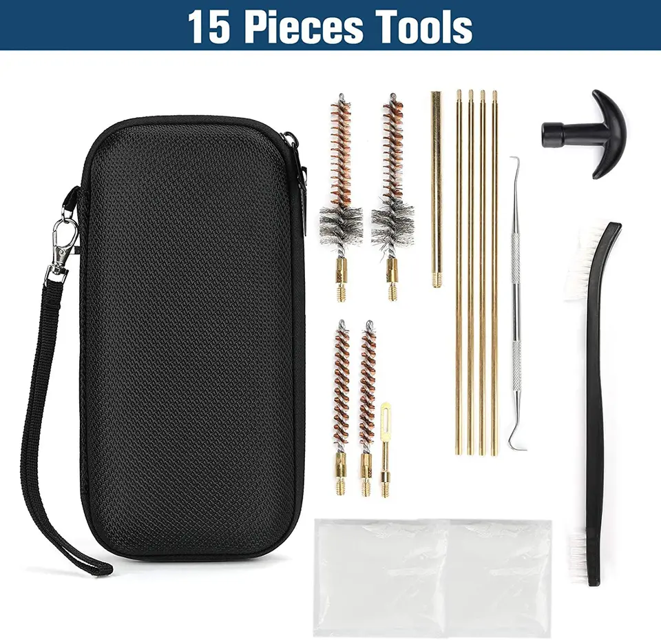 Copper Gun Brush Set Cleaning Nylon Gun Set Sada pre vonkajší šport pre AR15 AR10 M4 M16 AK47 GLOCK G17 G19 CS