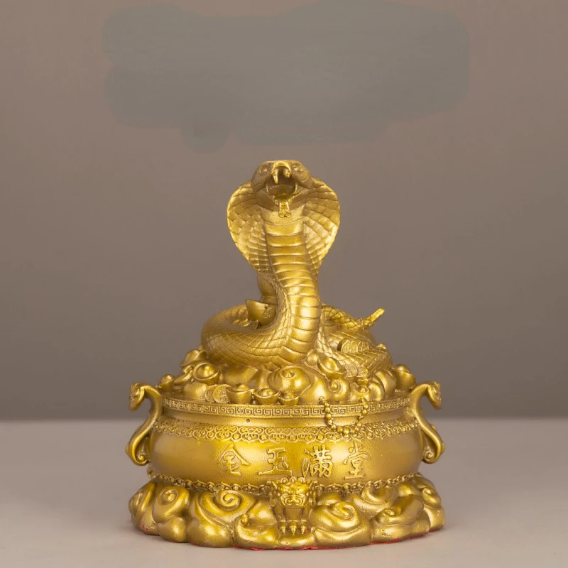 Copper Snake Ornament Jubilee Snake Zodiac Python Home Domov obývacia izba dekorácie remeslá