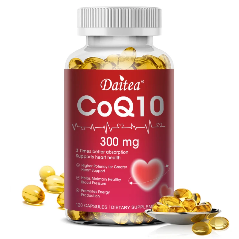 COQ10 300 mg Super 3X Absorpcia, antioxidant, dobré pre zdravie srdca a výrobu energie, doplnok Coenzým Q10