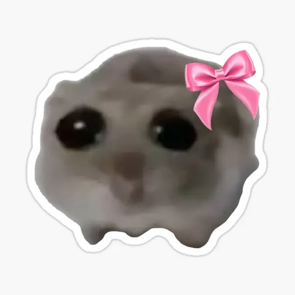 Coquette smutný škrečok 5ks nálepky pre okennú domácu stenu anime dekorácie automobilov