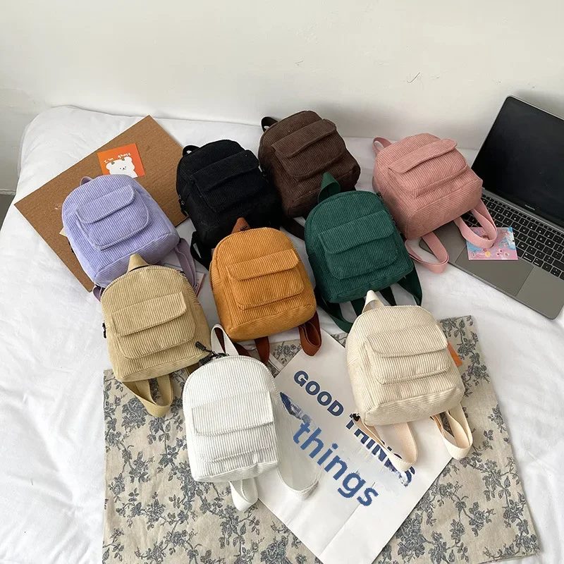 Corduroy batoh Corduroy School Bag 2022