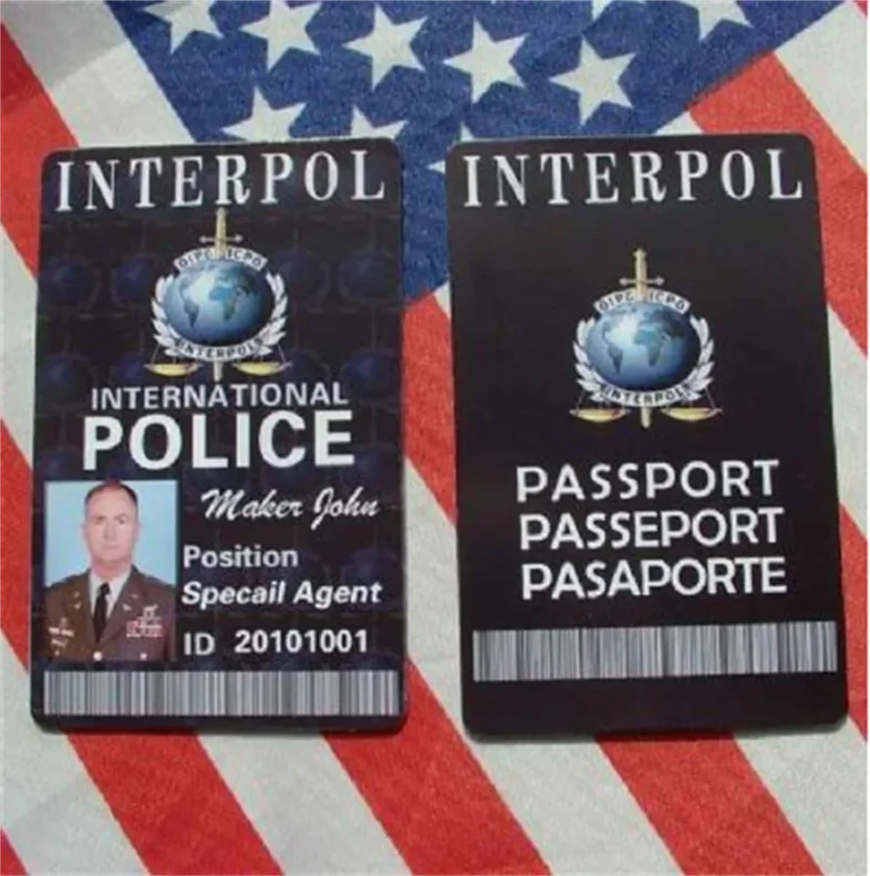 COS Identity Film and Television Prop Card pre medzinárodné vyšetrovanie amerických televíznych seriálov, prispôsobiteľné