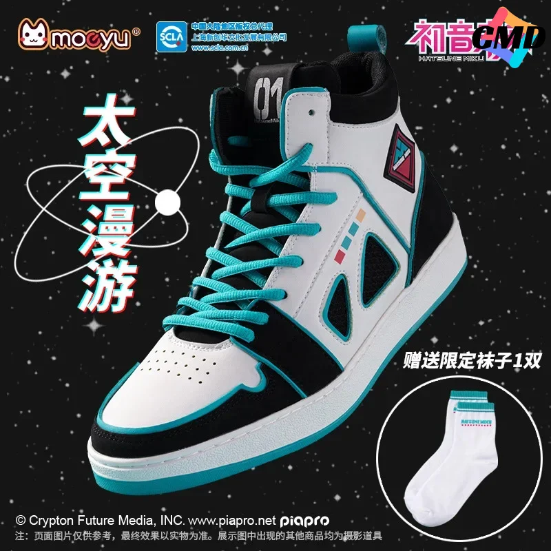 Cos moeyu anime topánky miku topánky pre mužov vokalid cosplay mužské tenisky Ženy tenis športové atletické topánky Príležitostné darčeky s SOC