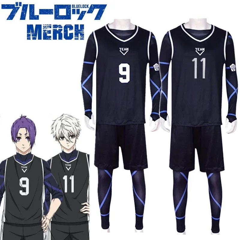 Cosdea Anime Blue Lock Cosplay kostým Reo Mikage Seishiro Nagi Sports Sports Sport Halloween Carnival Party Jersey BO