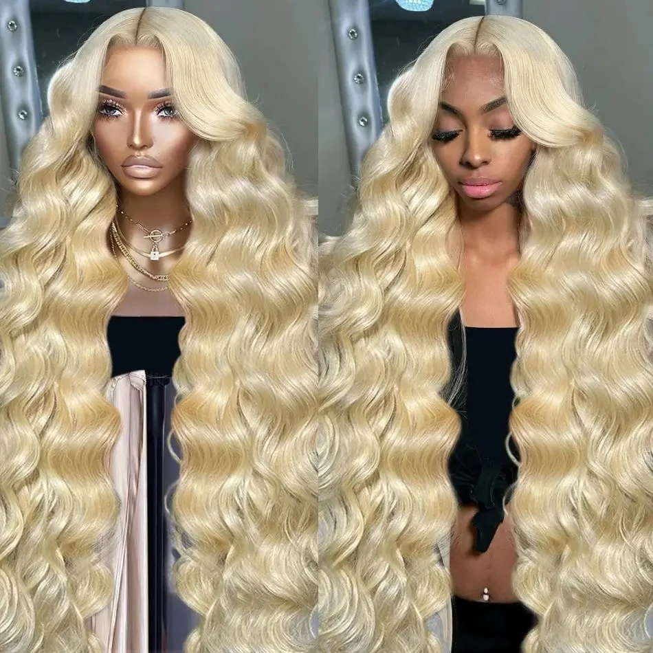 Cosdelu 26 28 30 40inch Blonde Body Wave 3 4 Bundles Humanské vlasové zväzky Brazílske surové predlžovanie vlasov Dvojité veľkoobchod