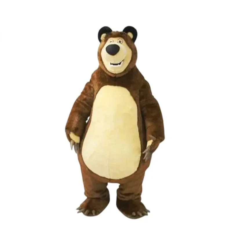 Cosjie mar tha medveď maskot kostým Ursa grizzly kostým hnedý ľadový medveď obrad luxusný šaty párty