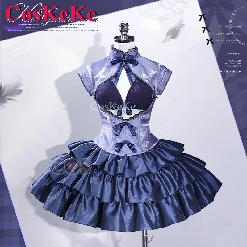 COSKEKE KAGARI HIBANA COSPLAY Anime Magické dievča a zlý poručík býval archénou kostým s krásnym sladkým šatám