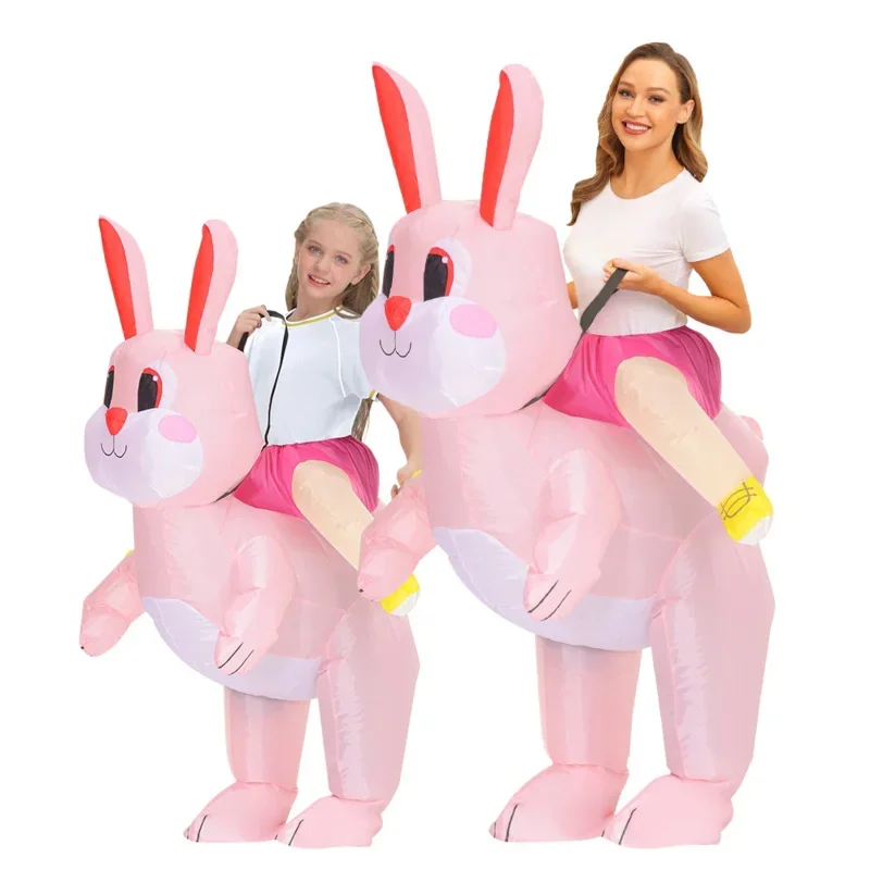 Coslan New Adult Kids Bunny Rabbitanime nafukovacie kostýmy Veľkonočné kostýmy kostým Halloween Purim Party rola hra Disfraz