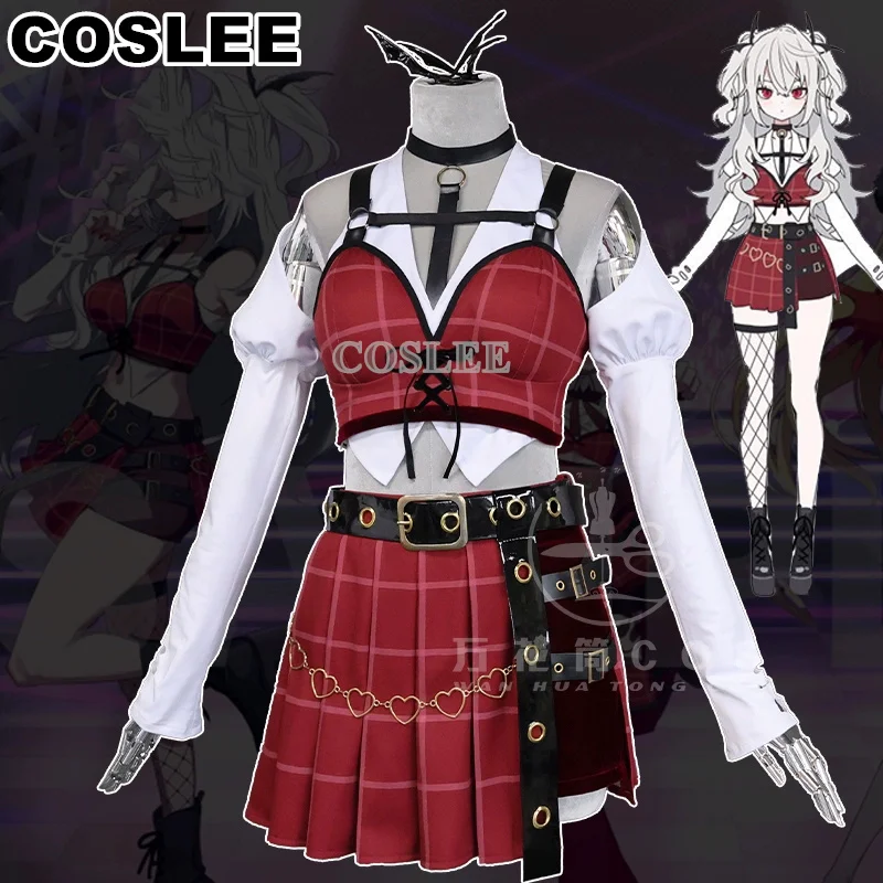 Coslee sanya cosplay vtuber nijisanji kuzuha knkn Kanae kostým sj uniformné šaty Halloween Carnival Party outfit Women s-xl nový