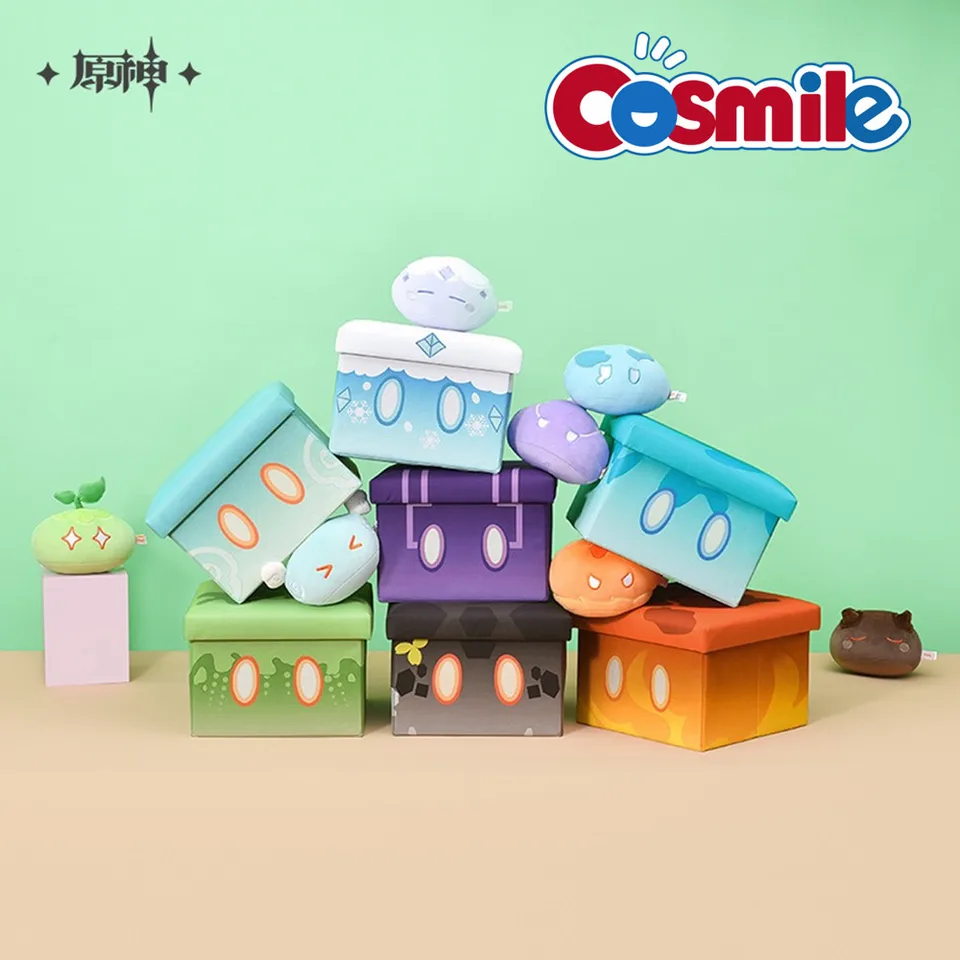 Cosmile Game Genshin Impact Slime Oficiálne originálne skladovacie stolice nábytok domov dekor Cosplay rekvizity C Predobjednávka