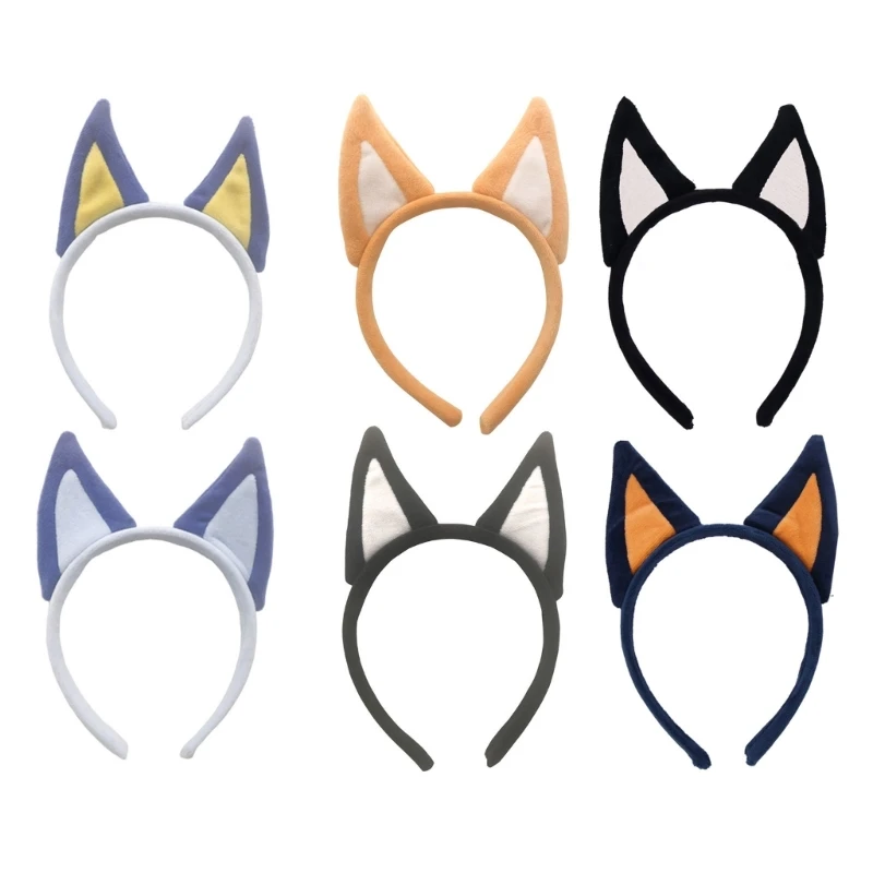 Cosplay Anime Character čelenka psov uší vlasy Hoop plyšová hlava Veľkonočná večierok Cosplay kostým prop unisex