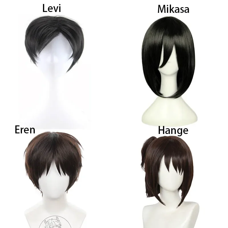 Cosplay anime levi ackerman mikasa ackerman eren jaeger hange Zoe cosplay parochň