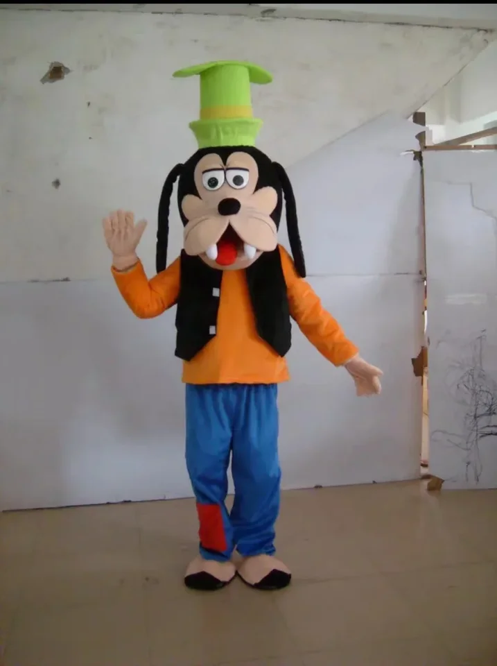 Cosplay Goofy Dog Mascot Advertising Event Udalosť kostým zvierat Karneval luxusné šaty Party Anime Stage