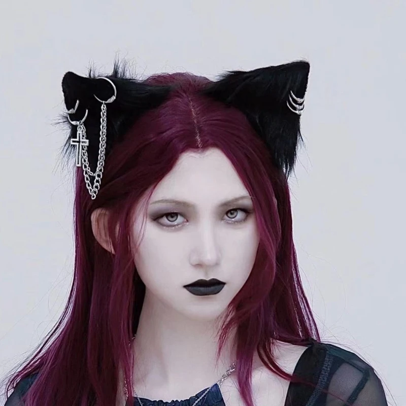 Cosplay Hairpins Lolitas Ear Cairps Cairps Lovely Headdress Girls Photo rekvizity