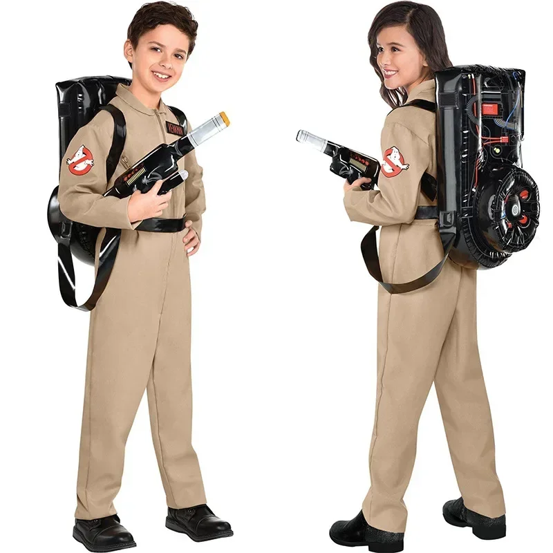 Cosplay Halloween Party Pekné deti pre dospelých protón nafukovací batoh pištoľ Populárne chlapci dievčatá ukazujú kostýmy Mn3
