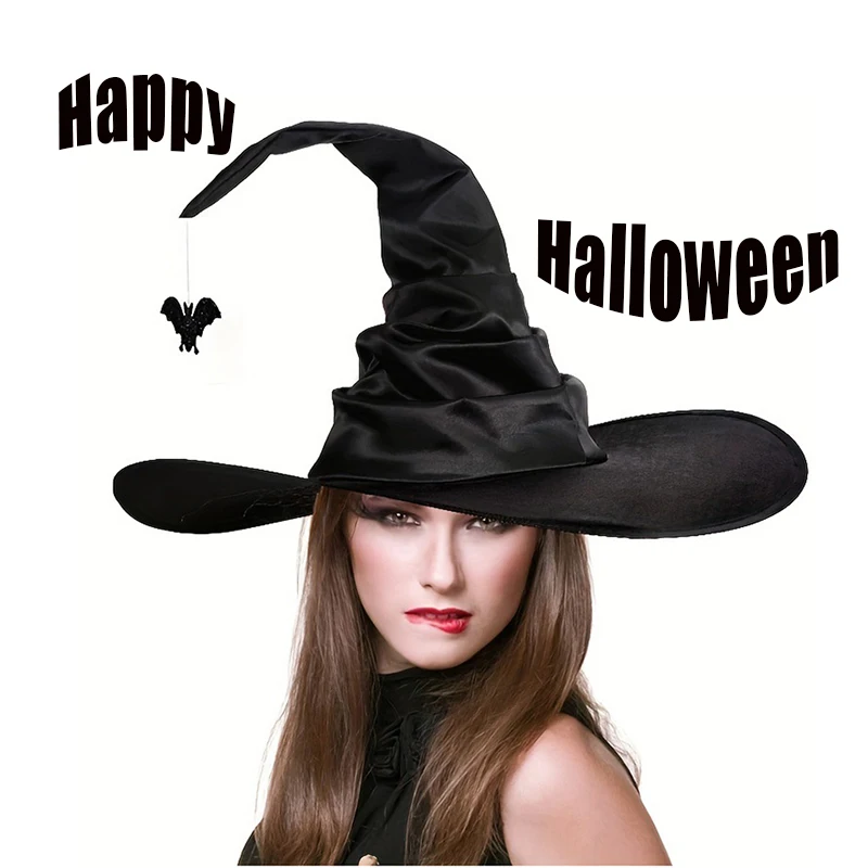 Cosplay halloween show rekvizity vtipné čarodejnícke klobúk čarodejnícky klobúk čarodejník čarodejnícky klobúk bat klobúk dievčenské halloweenské dekorácie Magic Hat