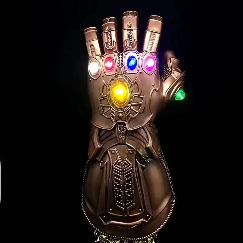 Cosplay kostýmy Party rekvity cosplay 1/1 vojnové nekonečno Gauntlet thanos rukavice Led Light Gem Stone Arm Fancy Dress Party Anime Stag