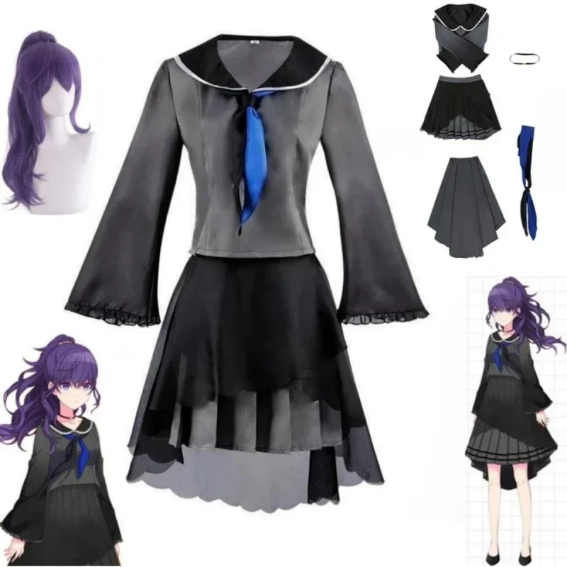 Cosplay Project Sekai Farebné pódium! feat.akiyama Mizuki Yoisaki Kanade Shinonome Ena Asahina Mafuyu Halloween Outfit kostým