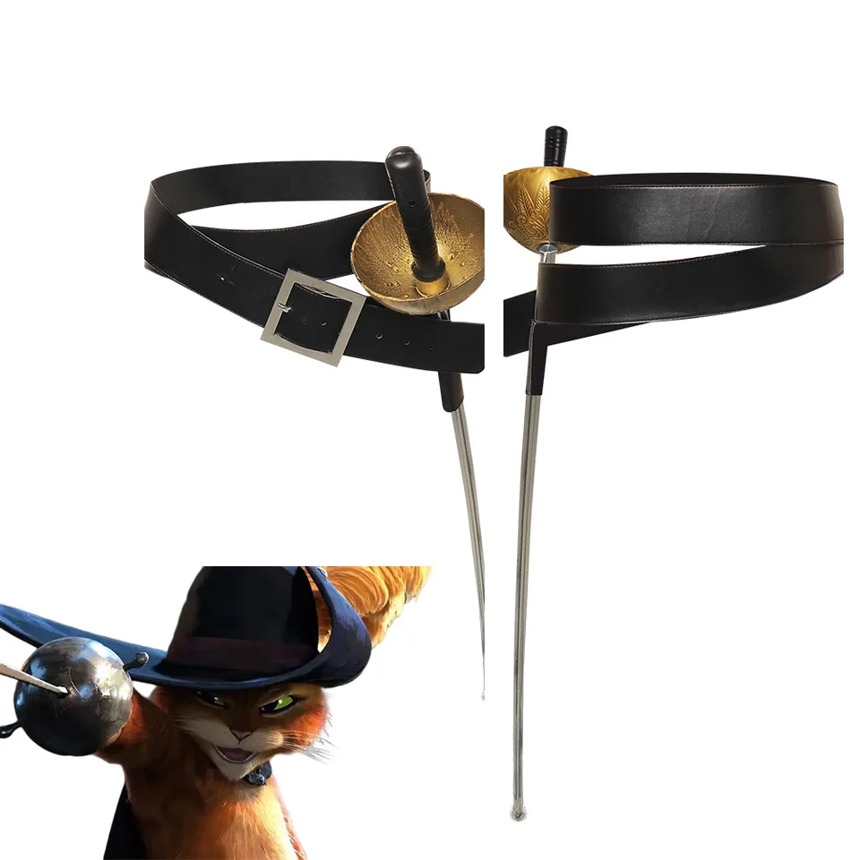 Cosplay Puss v topánkach Posledný prúžkový pás Sword Cosplay kostým deti deti Cosplay doplnky Outfsits Halloween kostýmy