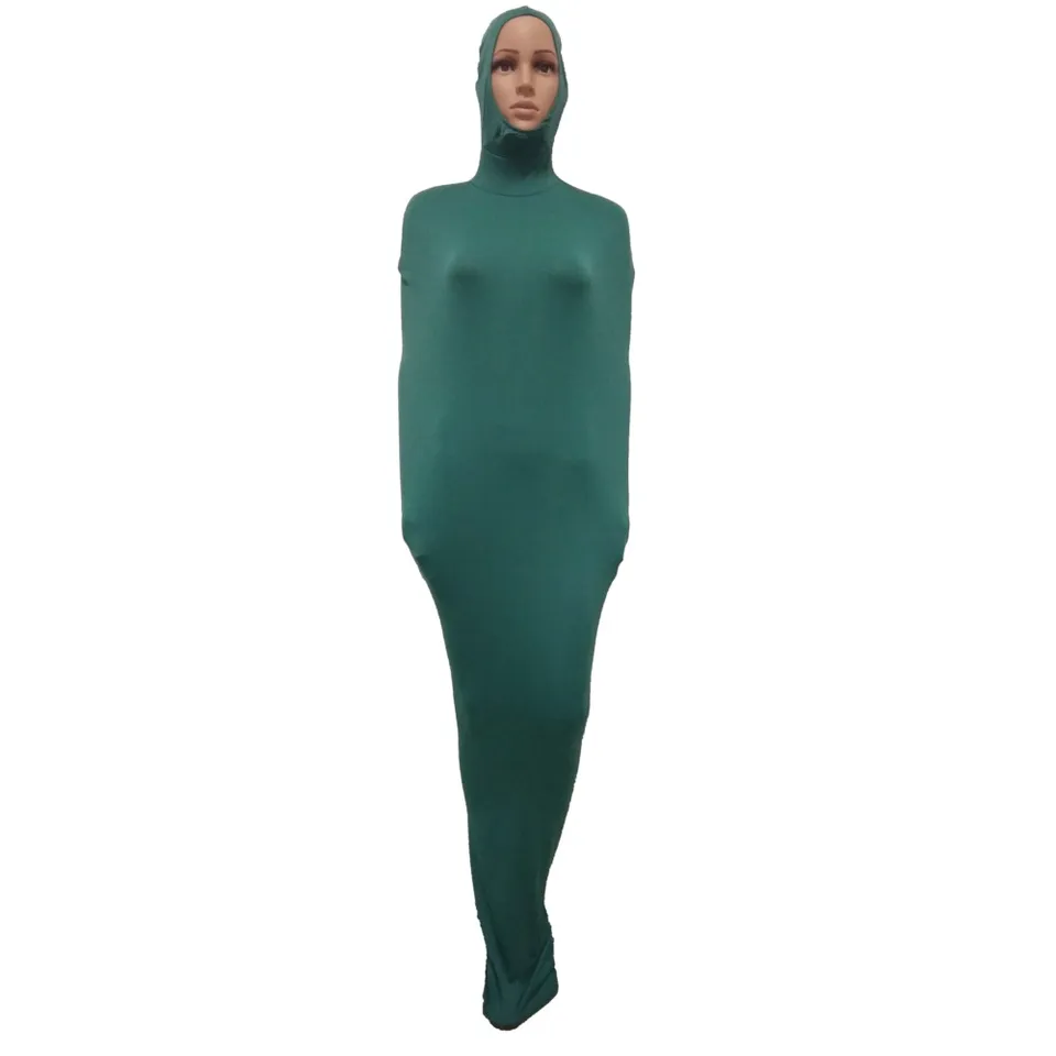 Cosplay spodná bielizeň Žena Bondage oblečenie zentai oblek plne pevne pevne bodyit múmia pódium rekvizity sexy dospelý luxusný šaty otvorená tvár