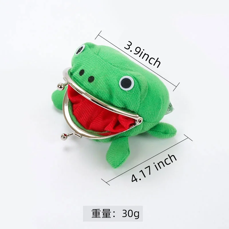 Cosplay Trending Products Rozkošné anime žaba peňaženka minca kabelka Kľúčový reťazec roztomilý plyšový žaba karikatúra Karika