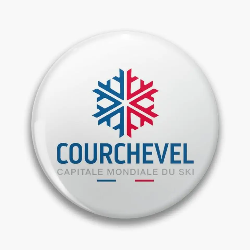 Courchevel Resort, Francúzsko: lyžiarske hlavné mesto svetového kolíkového tlačidla brošne