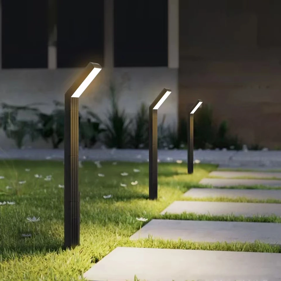 COURTYARD LAMP LAMP 7-slovná vonkajšia vodotesná lampa LAMP GARDER HOUM MODERNÁ LED LED vonkajšia krajina Trávniky