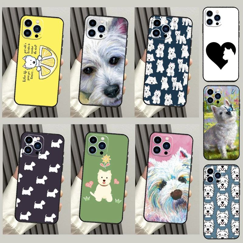 Cover West Highland Terrier Westie pre iPhone 16 15 12 13 Mini 11 12 13 14 Pro Max xs max. Max.