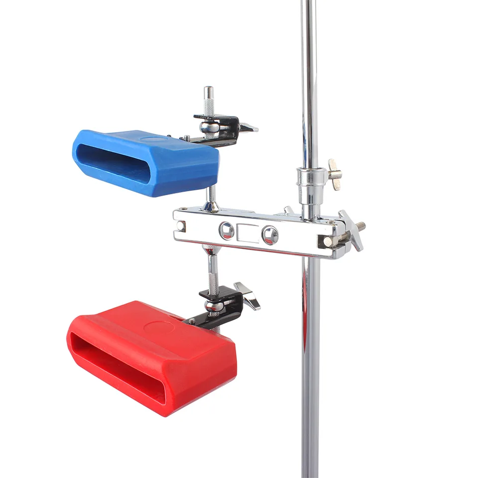 Cowbell Vysoko kvalitný farebný bubon Cowbell Clapper Set set trvanlivej výšky jazzového bubnového bubna bicie bicie bicie doplnky