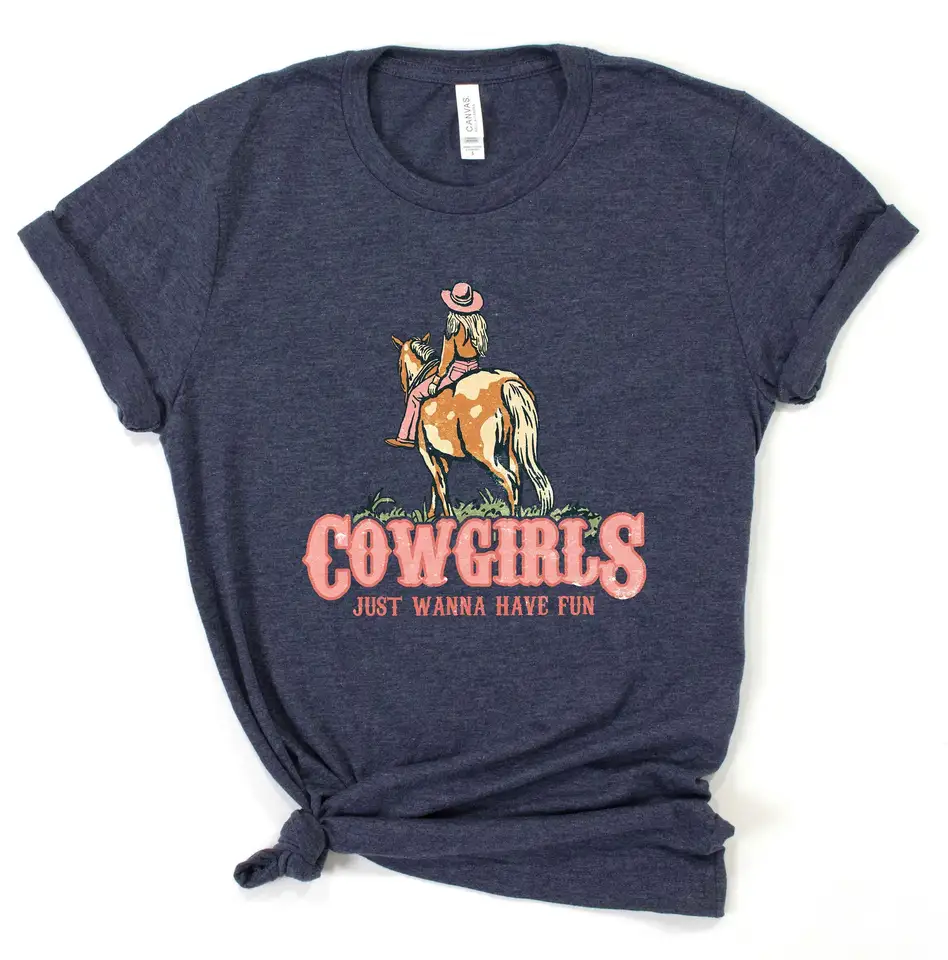 Cowgirls Just Want baviť sa Tieňanie Cowgirl Cowboy Western Season Rodeo Fan Doll Doll