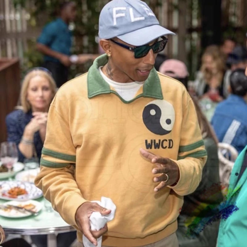 CPFM.XYZ WWCD Half Zip Mikiny Muži ženy Špičkové kvalitné logo Logo Crewneck Hooded