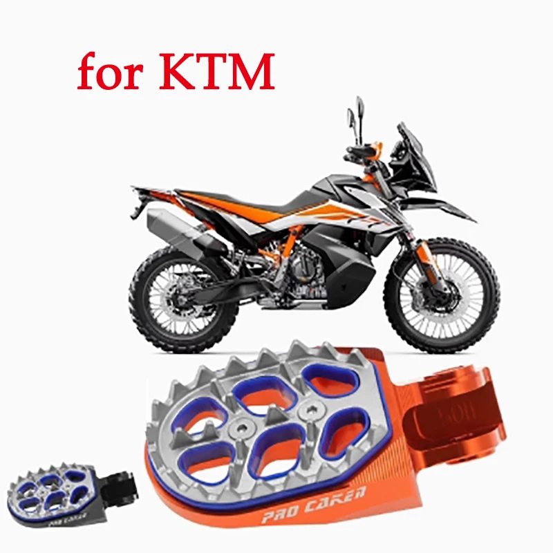 CQJB Motocyklové diely CNC Dvojité kusy z nehrdzavejúcej ocele Foot Pedals 790/890 pre KTM/Adv/Duke