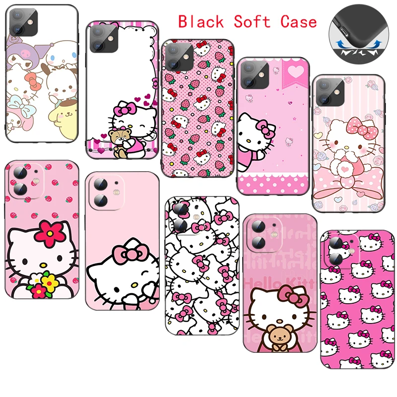 CR39 H-Hello Kitty roztomilé mäkké silikónové puzdro pre Moto G 5G G9 G30 G50 G60 G52 E7 Power E32