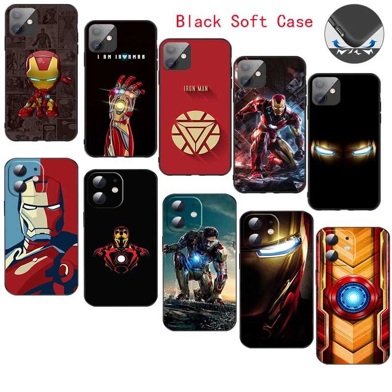 CR55 Marvel Iron Man Soft Silikone Case pre Samsung Galaxy J6 Plus A6 A7 A8 plus 2018 A9 M20 M30S M31 M51 CAVER
