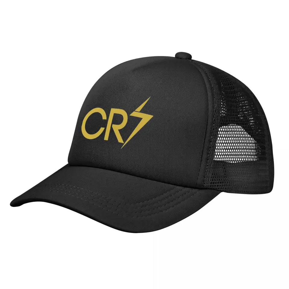 CR7 Cristiano Ronaldo Trucker Cap Adult Fashion Dad Hat Sun Caps Športová čiapka nastaviteľná polyester sieťová baseballová čiapka leto