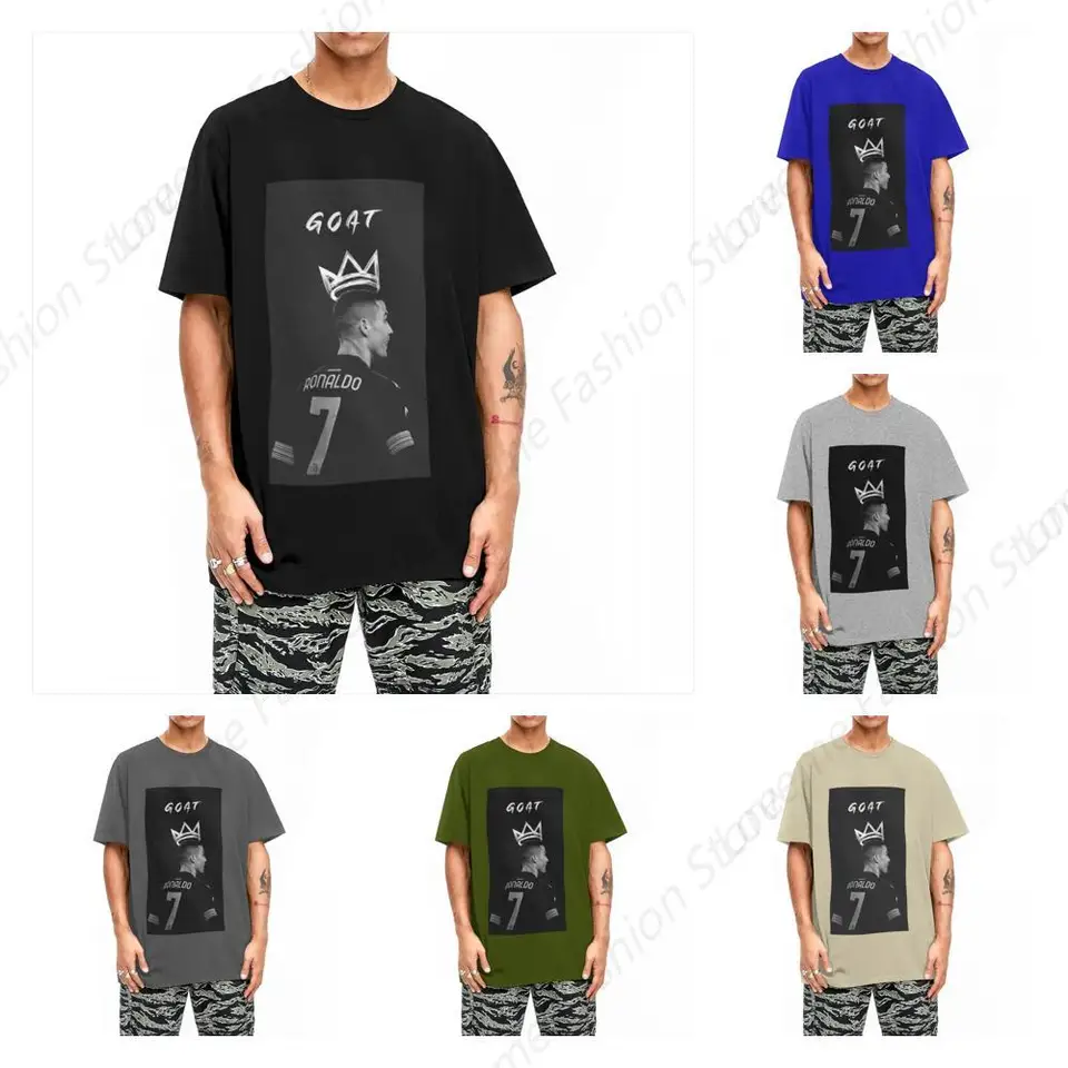 Cr7 Cristianoed Ronaldoed Funny Tričko Harajuku Tričká s krátkym rukávom Vintage topy leto čistá bavlna o krč