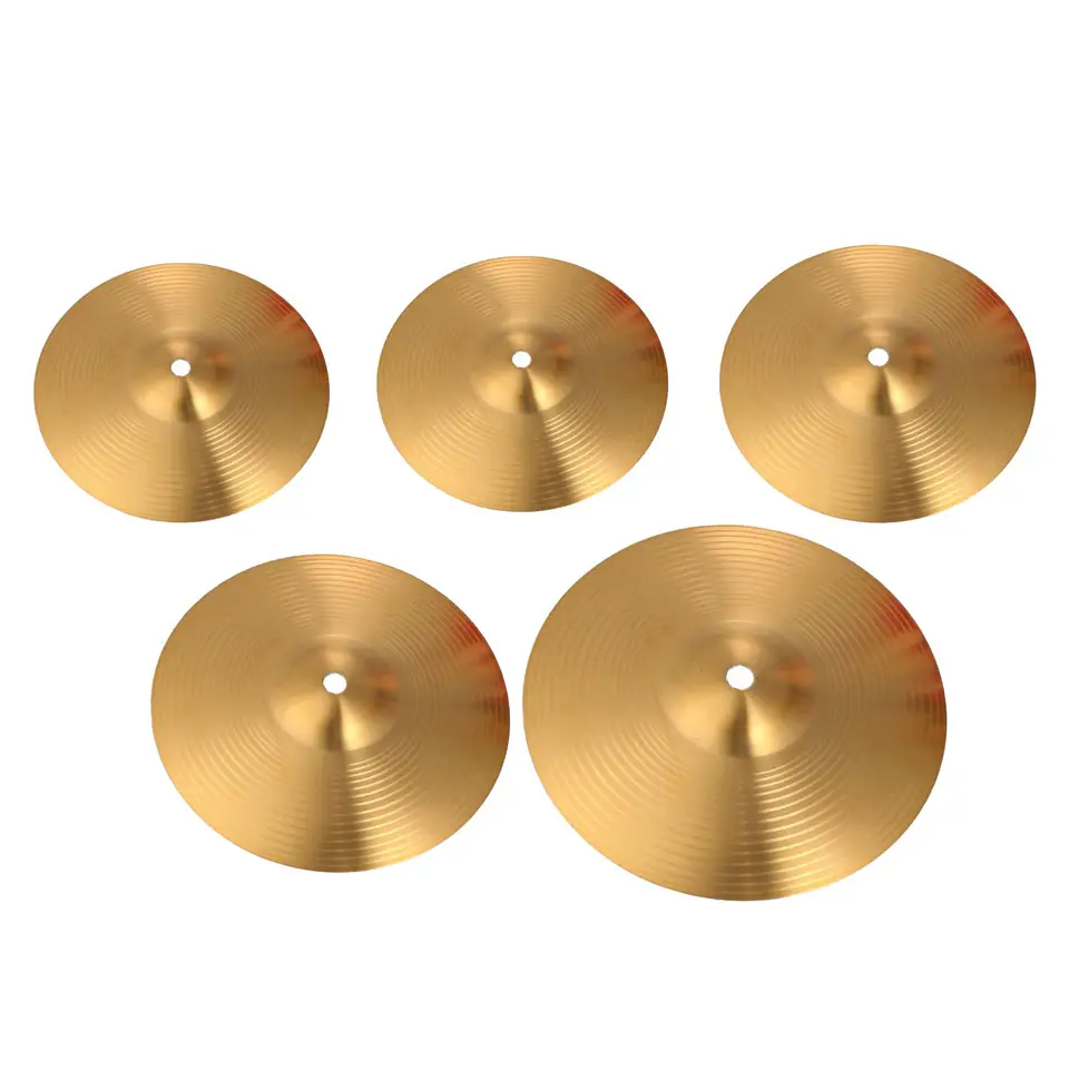 Crash Cymbal Začiatočníci Mosadz buboni hráči perkusie nástroje bubny cymbaly