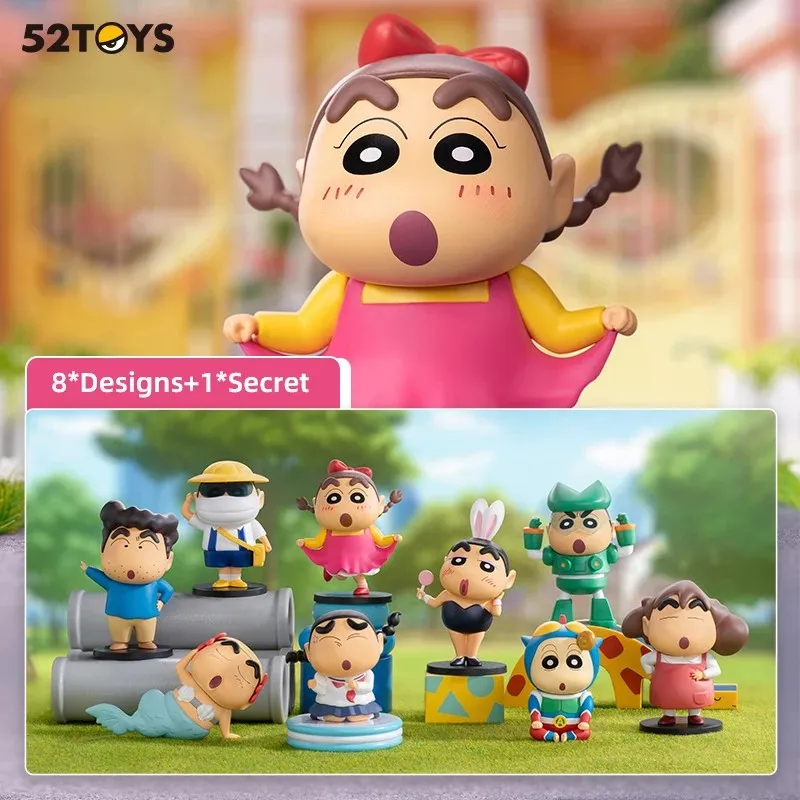 Crayon Shin-chan Funny cosplay séria Anime akčná figúrka Hádajte tašku ozdoby figúrky domáce dekorácie stolové bábiky Model dievčenský darček