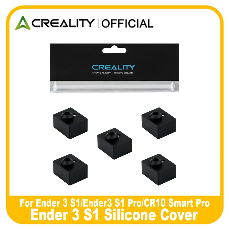 Creality Ender 3 S1 Vykurovací blok Silikónové ponožky 5/10ks Hot End Ochranný kryt pre Ender 3 S1 Pro/CR10 Smart Pro 3D tlačiareň