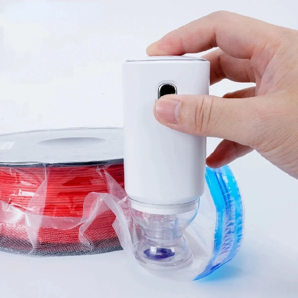 Creality opakovane použiteľné vákuové skladovacie vrecká 3D vlákno elektromerné vákuové čerpadlo USB nabíjateľné 3D tlačové tesnenie čerpadla