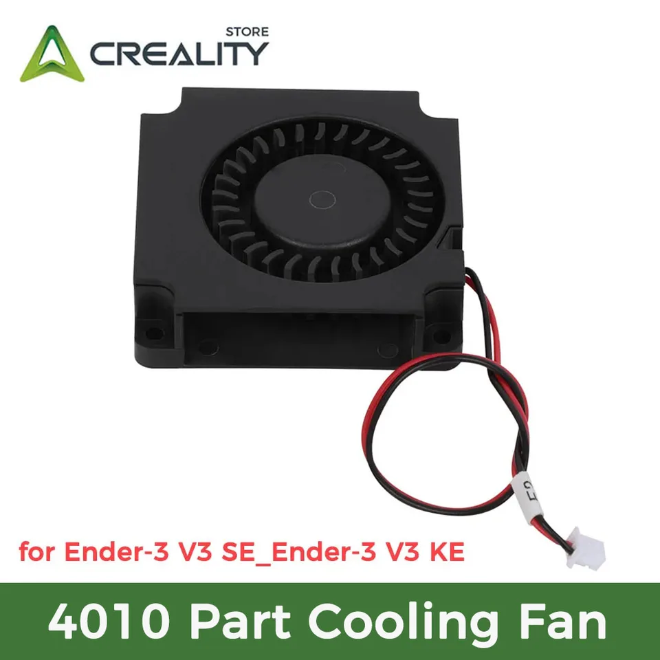 Creality Original Ender-3 V3 SE ventilátor, 4010 Číslo chladiaceho ventilátora pre 3D tlačiareň Ender-3 V3 SE/ENDER-3 V3 KE
