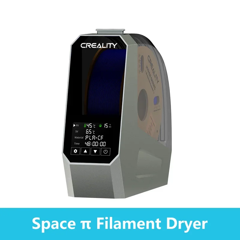 Crearity 3D Printer Priestor Pi vlákno Sušič Sušnica Nastaviteľná 45 ℃ -70 ℃ 360 ° Hotelované vykurovanie 0-48h vlákno Storage Box FDM Assesory