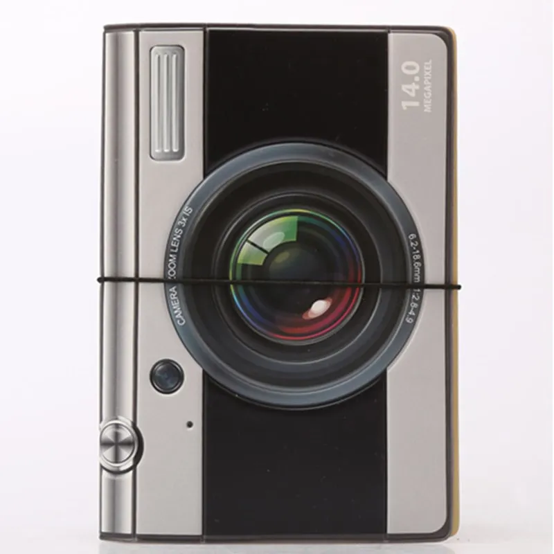 Creative Camera Passport Cover PVC Wallet Bag Letter